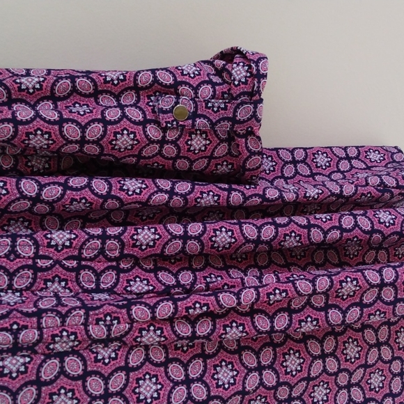 SOLD Westport Soft & stretchy blue bandana print blouse - Picture 5 of 8